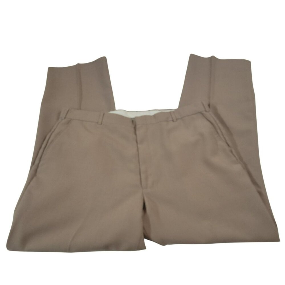 Austin Manor Wet Weather Wools Pants, Men 36x34, Khaki/Tan, Wool Blend, GUC